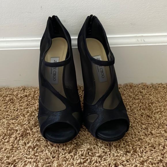 Black Jimmy Choo Mesh - Picture 1 of 3